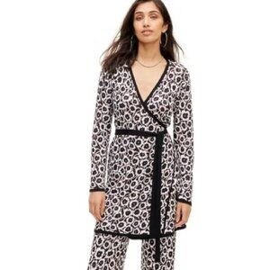 DVF for Target Collection Long Sleeve Poppy Sweater Wrap Top & Pant Set